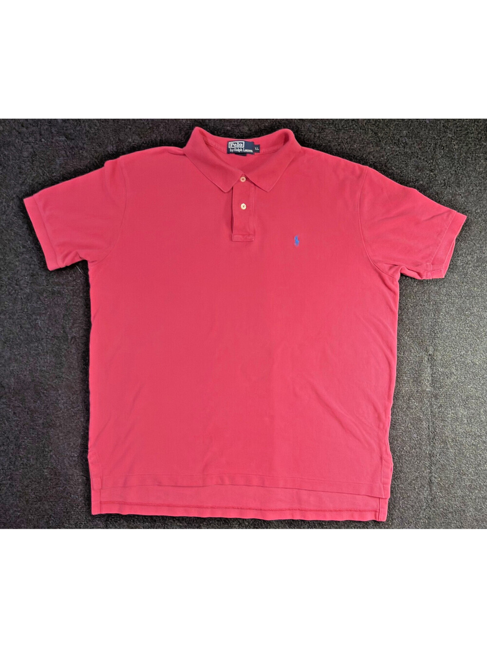 Vintage Polo Ralph Lauren Men's XL Red Polo Shirt